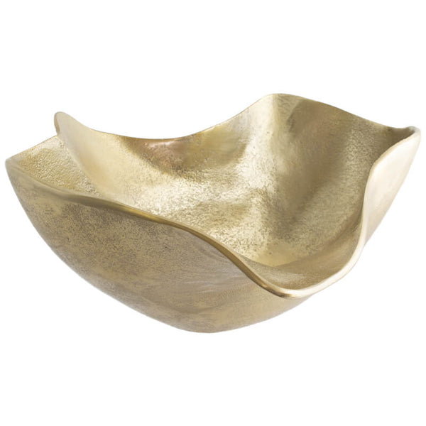 Opulent Uneven Gold Bowl