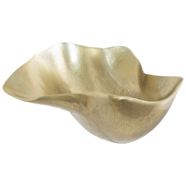 Opulent Uneven Gold Bowl