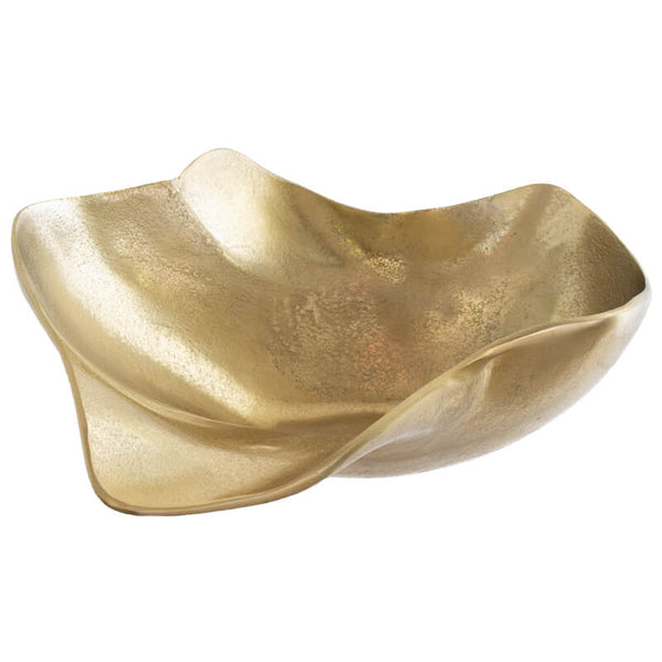 Opulent Uneven Gold Bowl