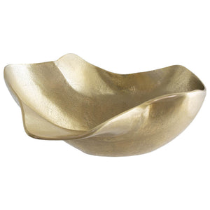 Opulent Uneven Gold Bowl