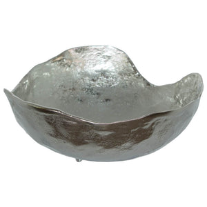 Opulent Silver Organic Bowl