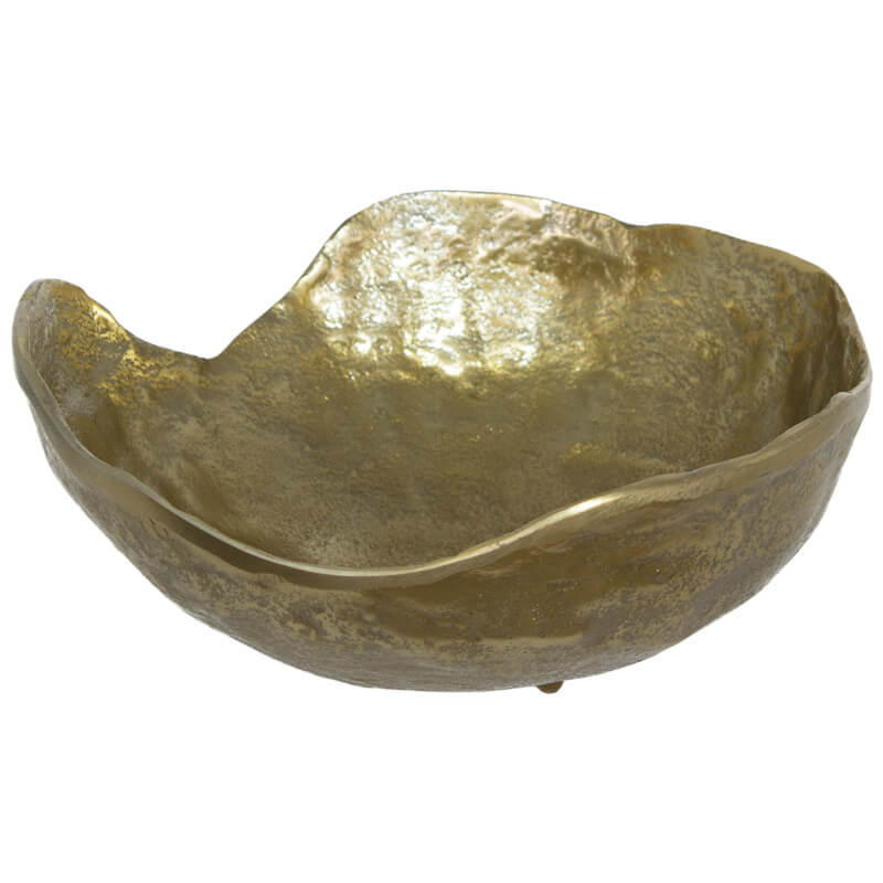 Opulent Gold Organic Bowl