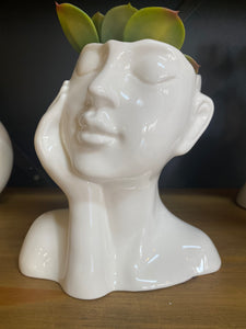 Opulent Lady Face Vase