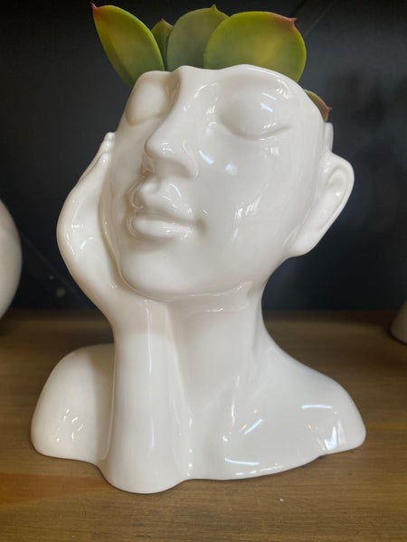 Opulent Gent Face Vase