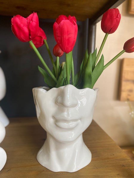 Opulent Gent Face Vase