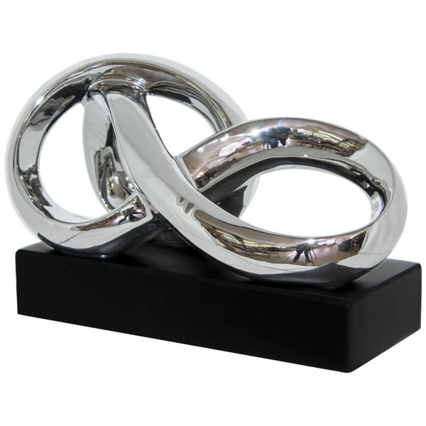 Silver Twisted Sculpture