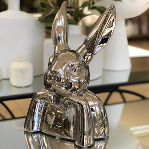 Opulent Silver Bunny