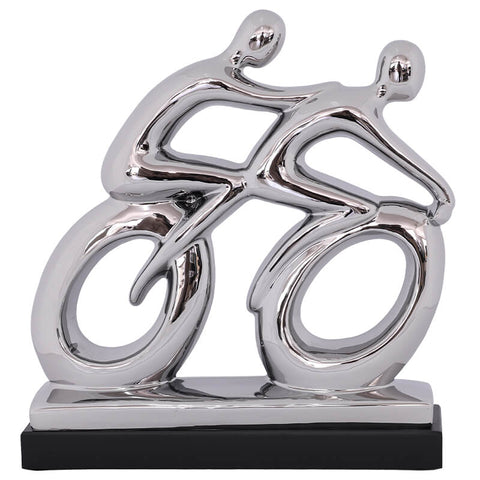 Opulent Silver Cyclist