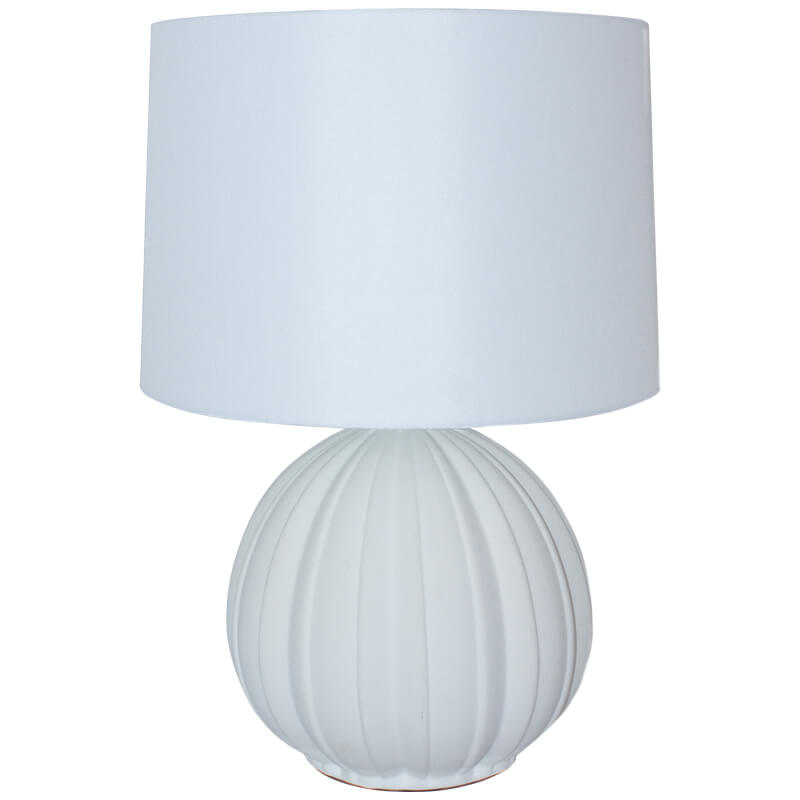Opulent White Shell Lamp 51CM