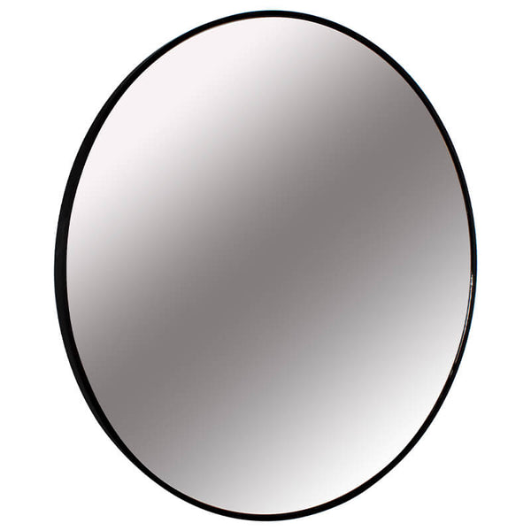 Round Black Rim Mirror