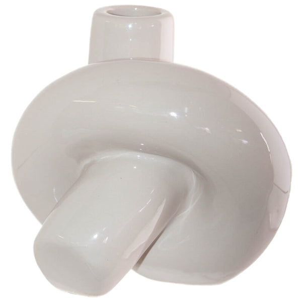 Glazed Beige Candle Holder