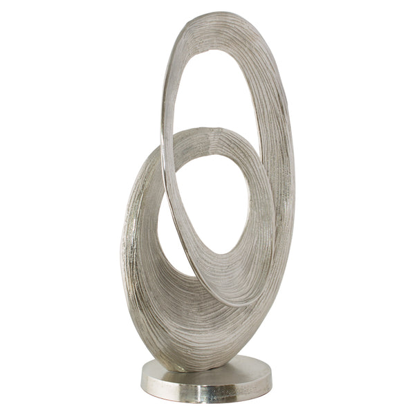Swirl Rough Nickel Sculpture