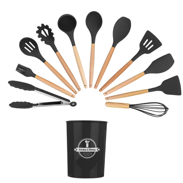 Silicone Culinary Kitchen Utensil Set