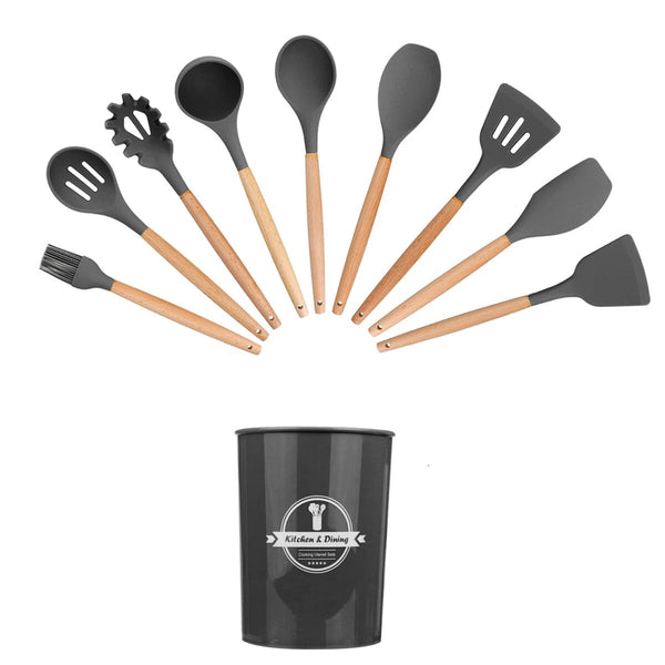 Silicone Culinary Kitchen Utensil Set