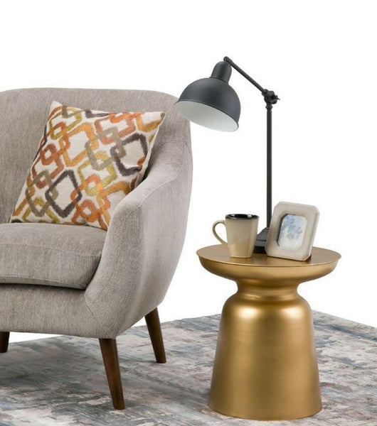 Beth Blaise Gold Side Table