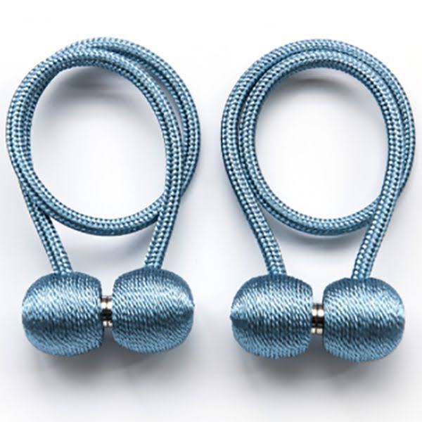 Magnetic Curtain Tieback - Ball - Champagne