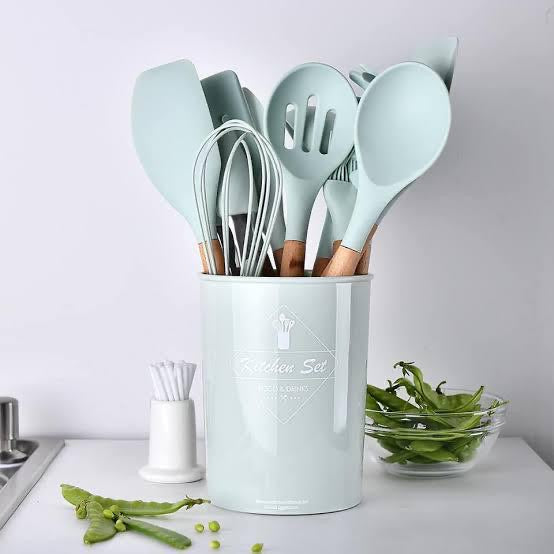Silicone Culinary Kitchen Utensil Set