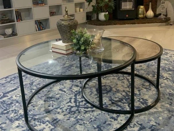 Sive Round Nested Coffee Table