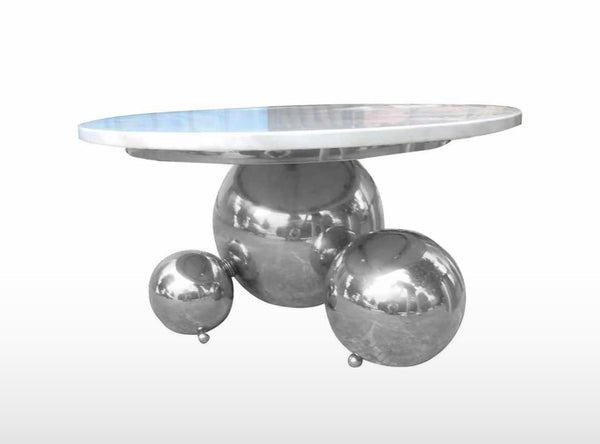 Letlotlo Round Marble Top Coffee Table