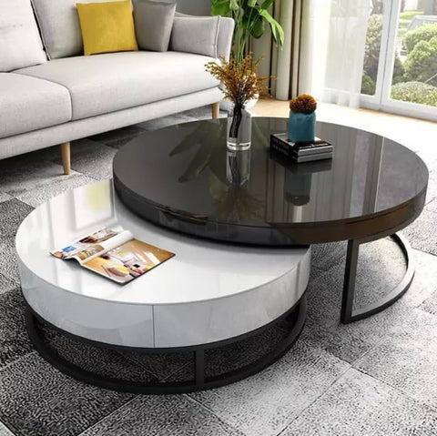 Bella Round Nested Coffee Table Set