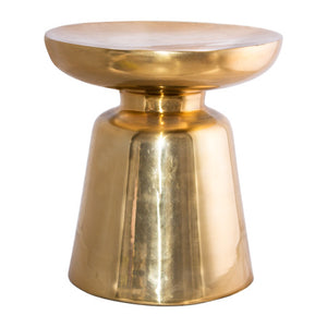 Beth Blaise Gold Side Table