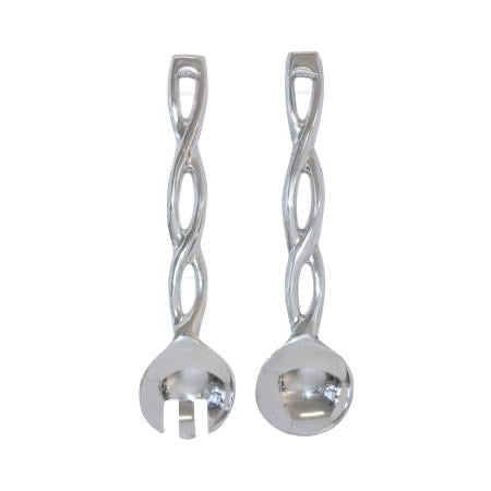 2 Piece Rope Design Salad Server Set